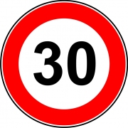 Geschwindigkeit 30 km/h
