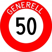 Geschwindigkeit 50 km/h Generell