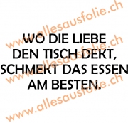 WO DIE LIEBE DEN TISCH DEKT, SCHMEKT DAS ESSEN AM BESTEN 2