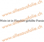 Wein ist in Flaschen gefüllte Poesie