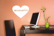 Whiteboardfolie Herz